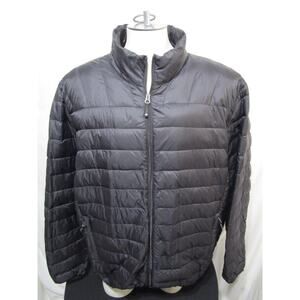 Joseph Abboud Black Duck Down Lightweight Packable Puffer Jacket Men 3XL